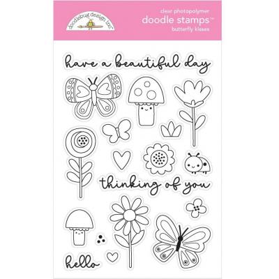 Doodlebug Design Butterfly Kisses Stempel - Butterfly Kisses